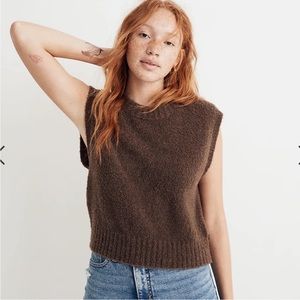 Madewell Bouclé Sweater Vest